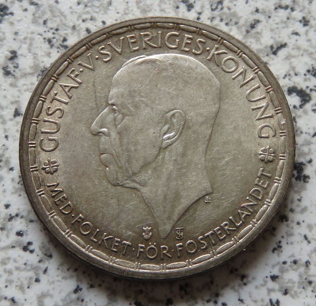  Schweden 2 Kronor 1947   