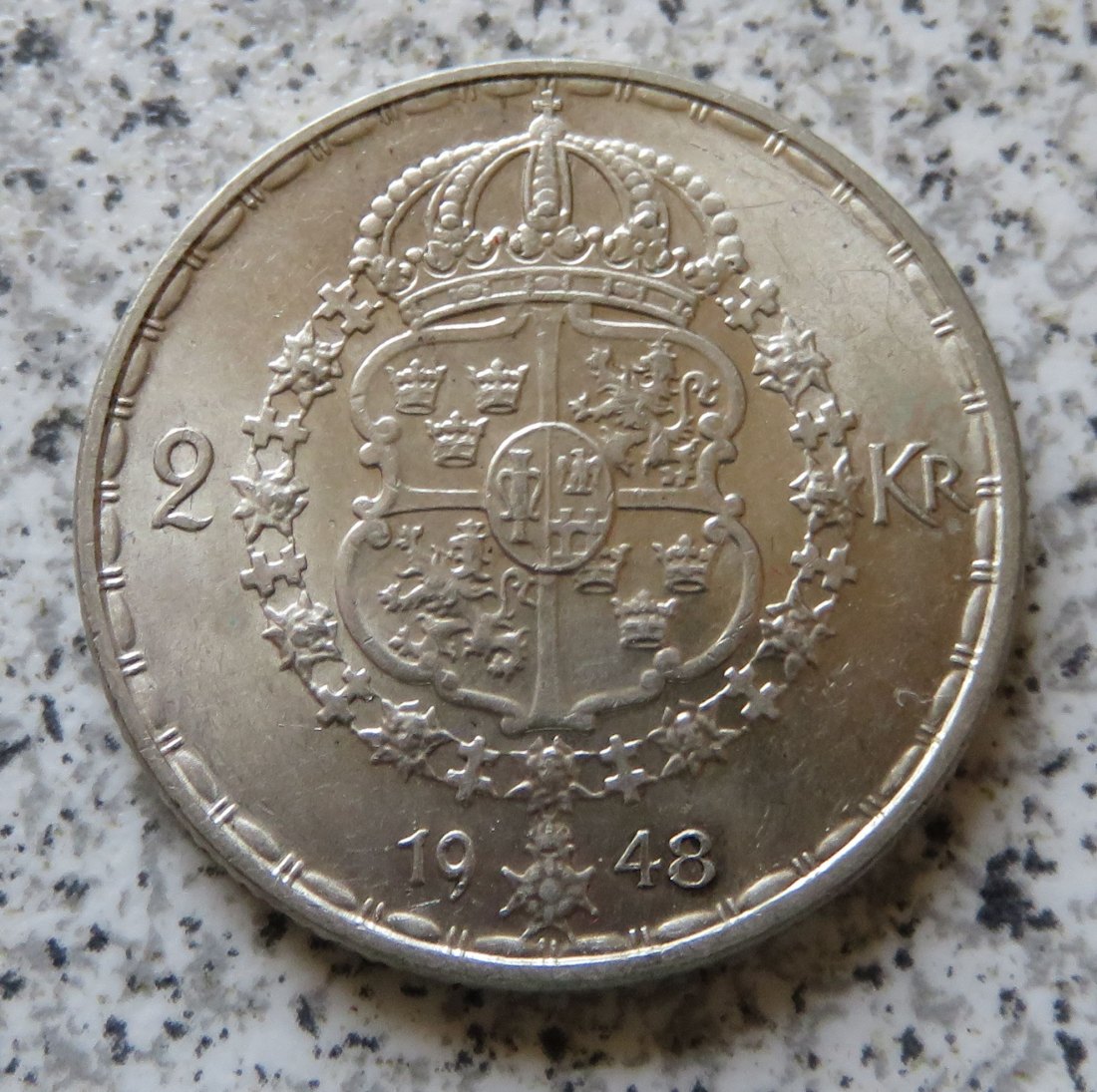  Schweden 2 Kronor 1948   