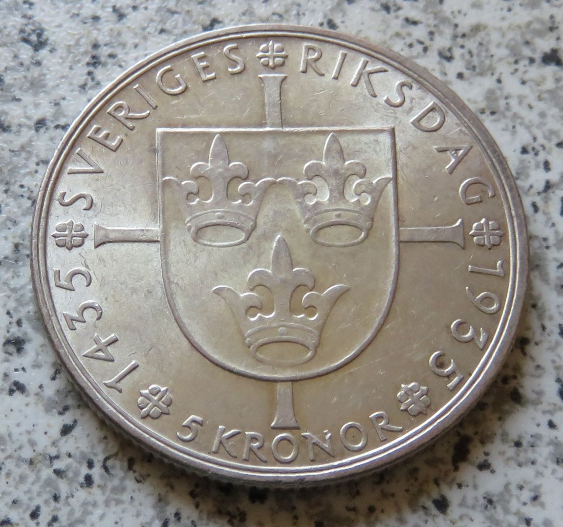  Schweden 5 Kronor 1935   