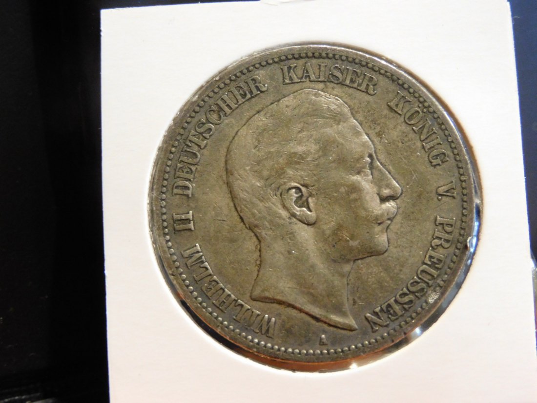  GERMANY 5 MARK 1891 PRUSSIA.GRADE-PLEASE SEE PHOTOS.   