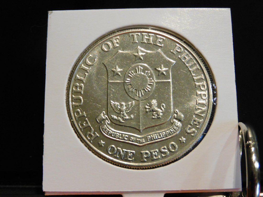  PHILIPPINES 1 PESO 1967.GRADE-PLEASE SEE PHOTOS.   