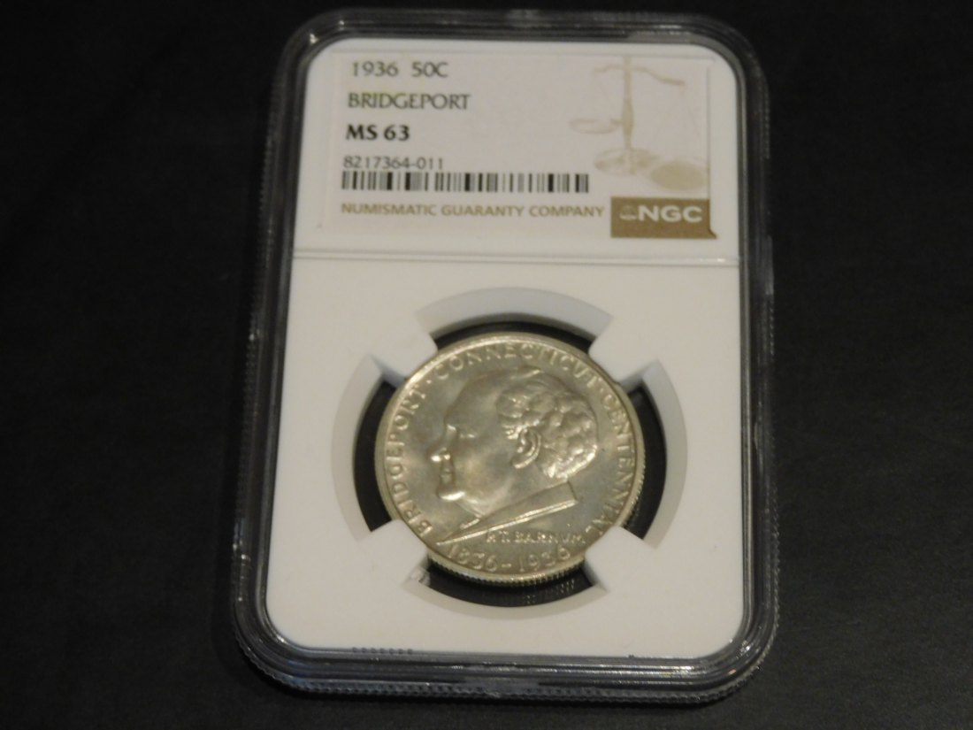  USA 1/2 DOLLAR 1936 BRIDGEPORT.GRADE-PLEASE SEE PHOTOS.   