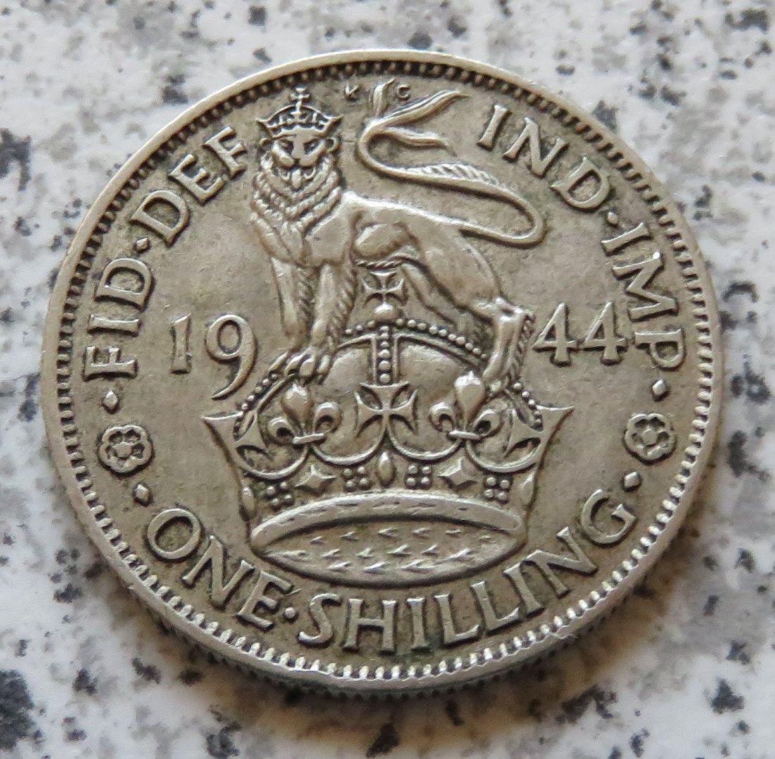  Großbritannien 1 Shilling 1944. English   