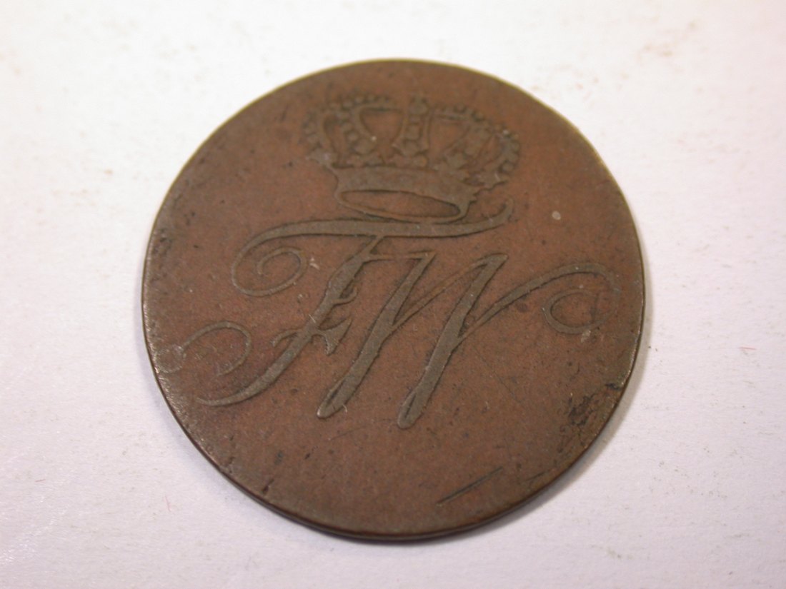  J09 Preussen  1 Pfennig 1796 A in ss  Selten!  Originalbilder   