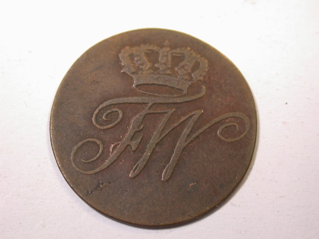  J09 Preussen  1 Pfennig 1797 A in ss  Selten!  Originalbilder   