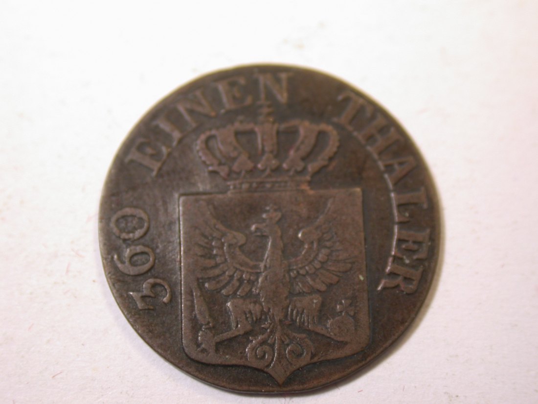  J09 Preussen  1 Pfennig 1835 A  seltener !! Originalbilder   