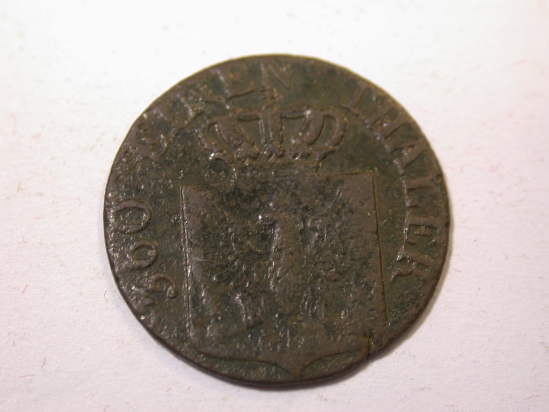  J09 Preussen  1 Pfennig 1828 D in s-ss  Originalbilder   