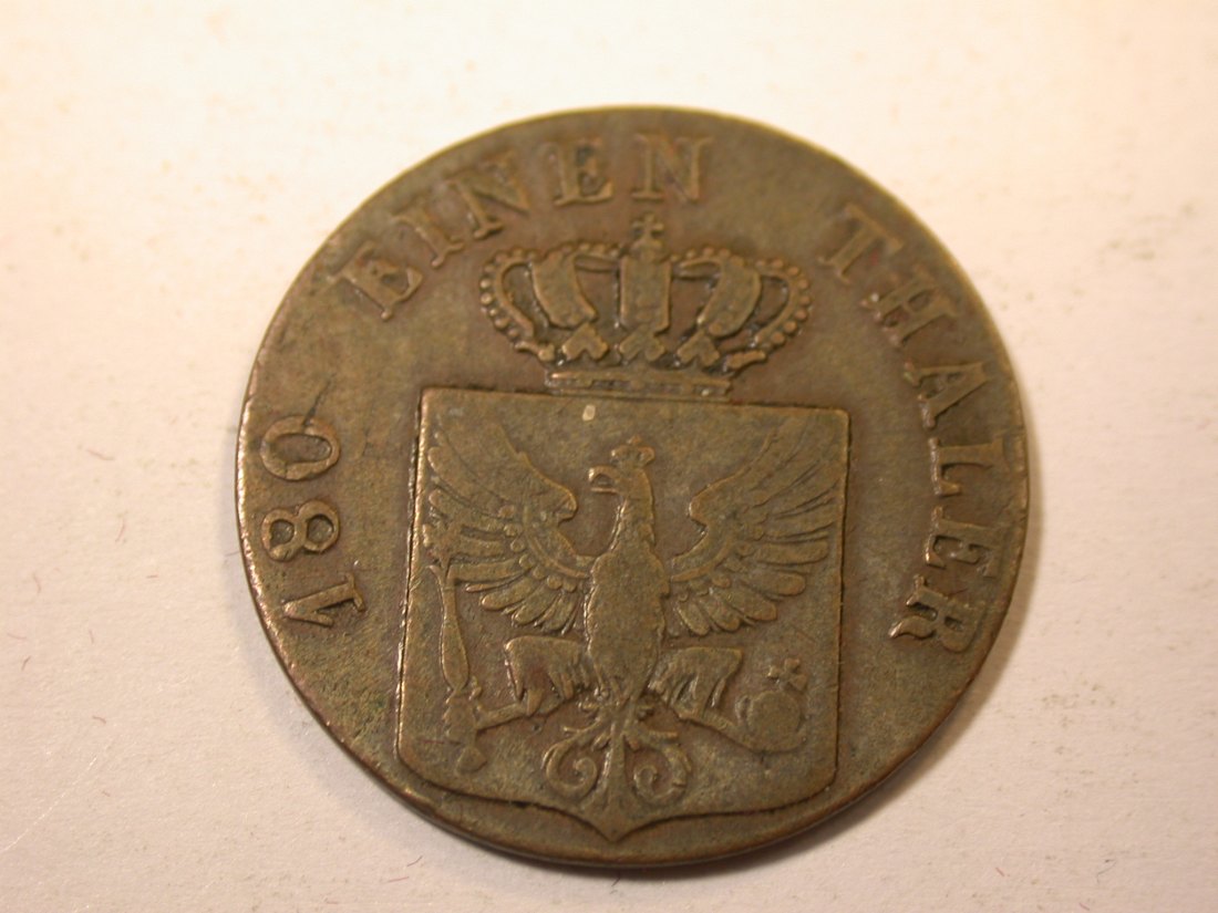  J09 Preussen  2 Pfennig 1839 D in f.ss   Originalbilder   