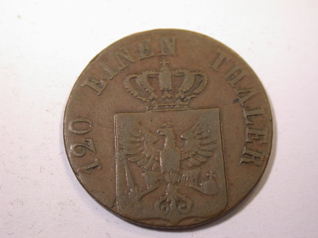  J09 Preussen  3 Pfennig 1833 A in ss  Originalbilder   