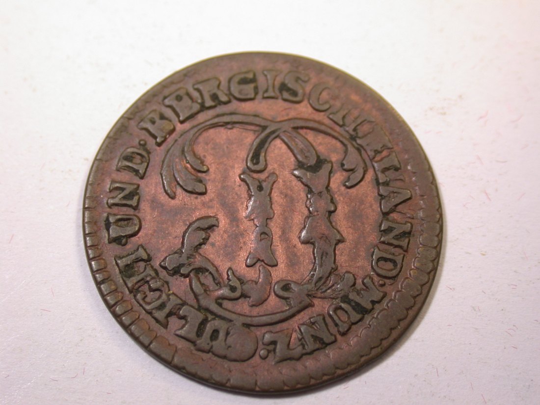  J09 Jülich-Berg  1/4 Stuber 1784 in ss+/ss-vz  Originalbilder   