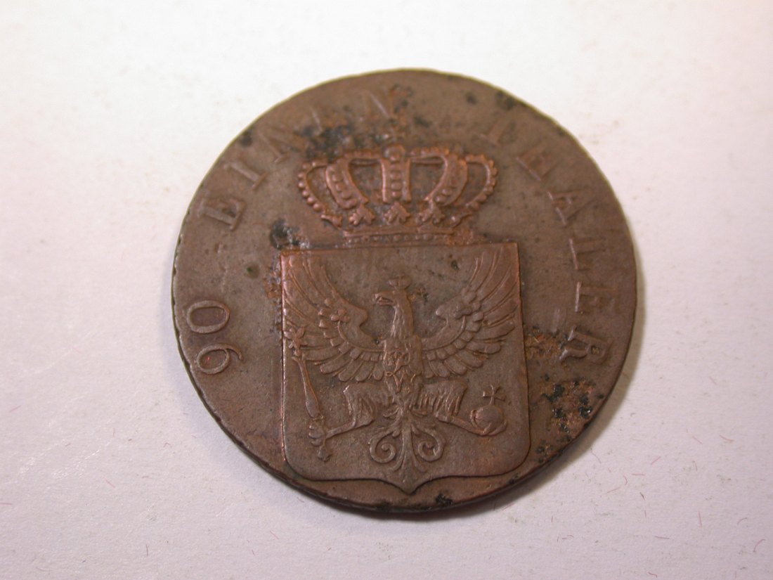  J09 Preussen  4 Pfennig 1821 A in f.ss     Originalbilder   
