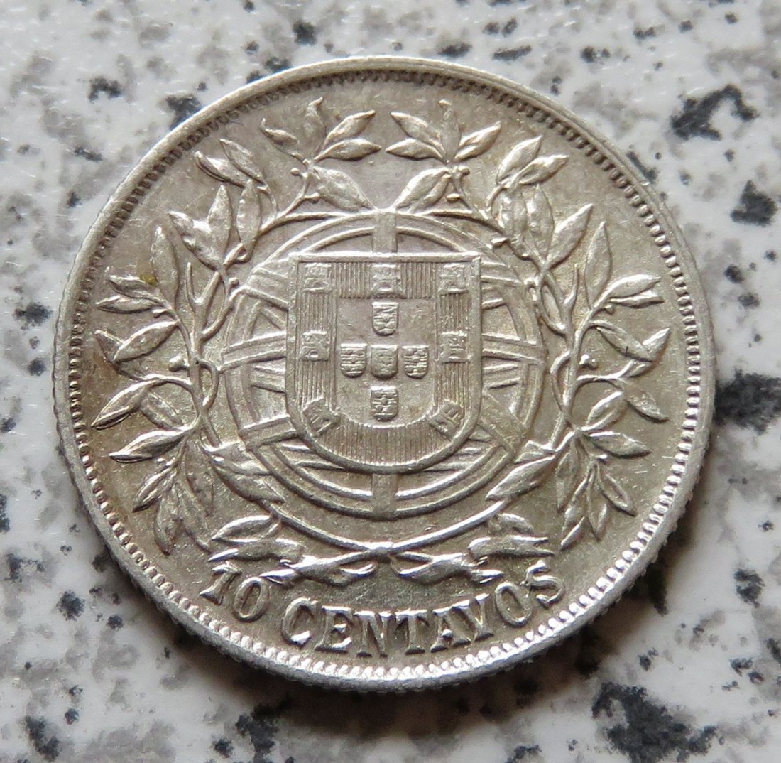  Portugal 10 Centavos 1915   