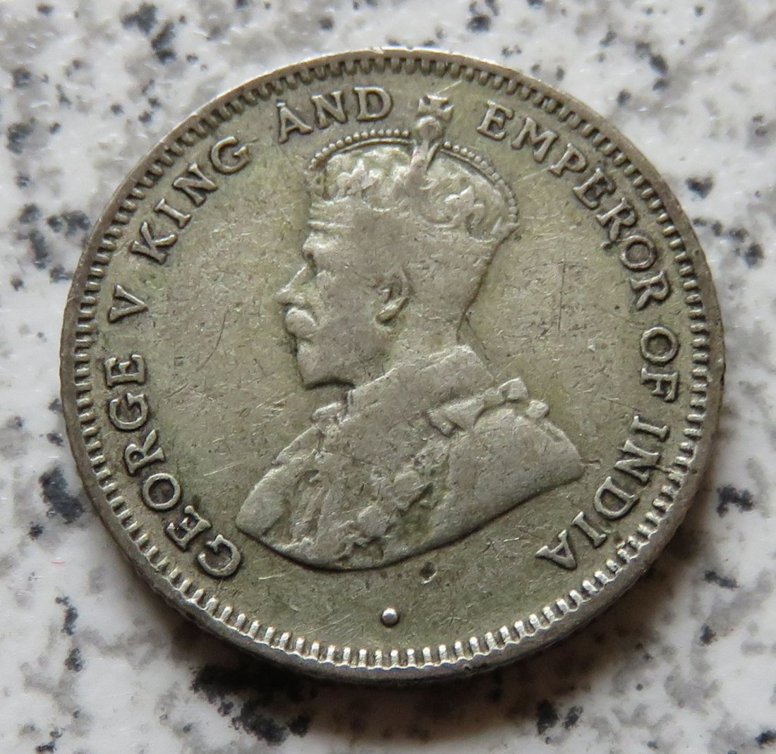  Ceylon 25 Cents 1925   
