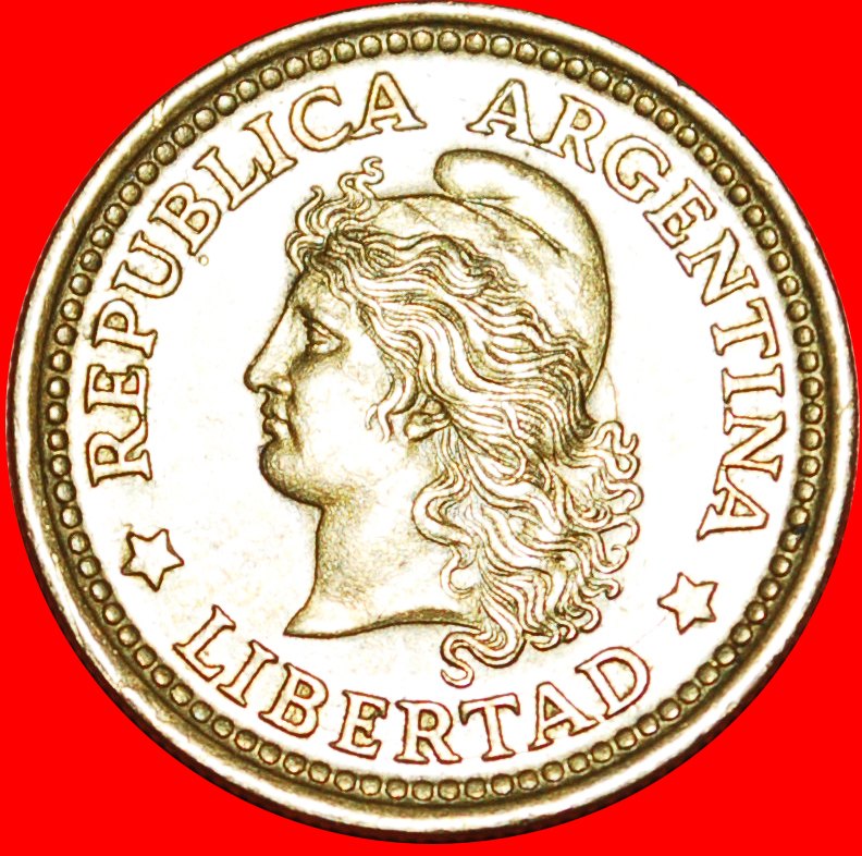  Ⰿ LIBERTY: ARGENTINA ★ 50 CENTAVOS 1974! LOW START ★ NO RESERVE!   