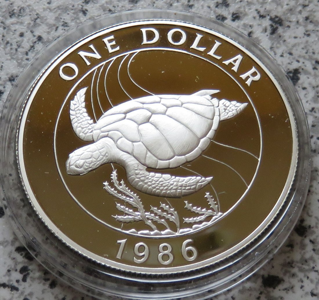  Bermuda 1 Dollar 1986   