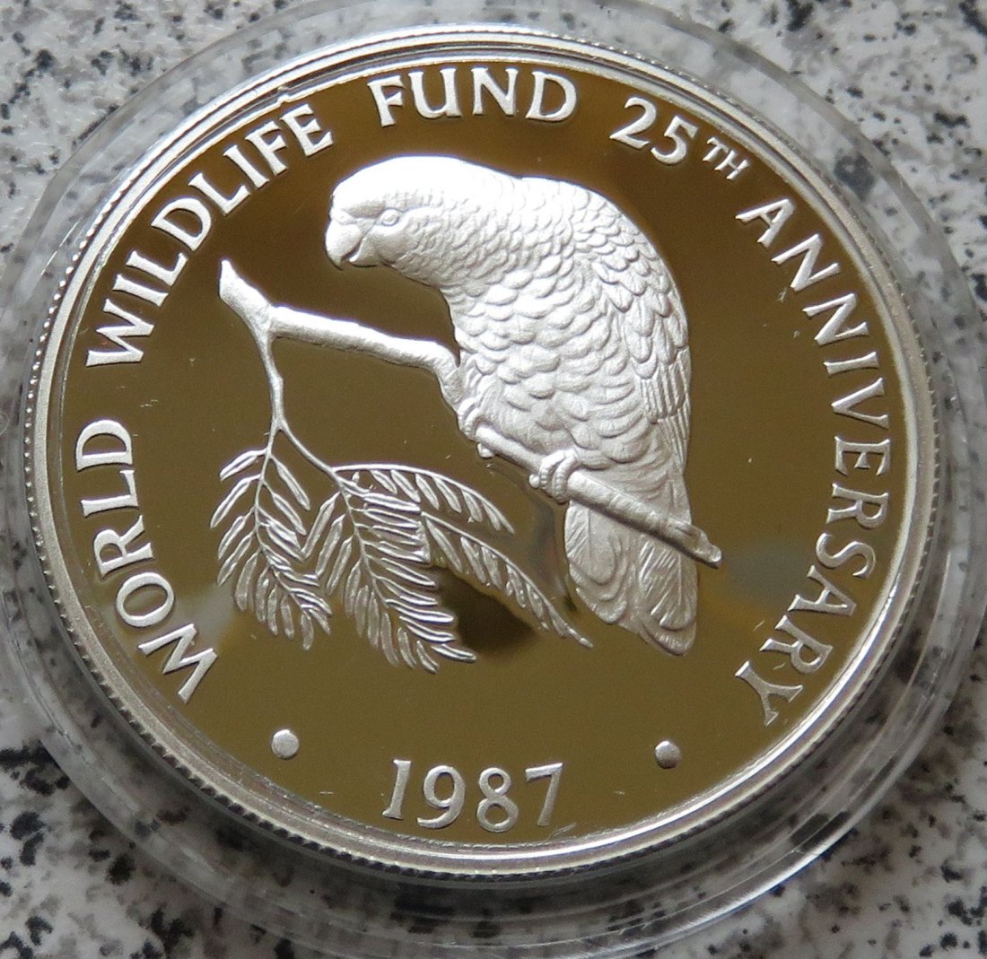  Cayman Islands 5 Dollars 1987   