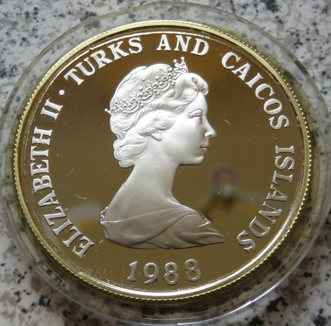  Turks- & Caicos Islands 1 Crown 1988   