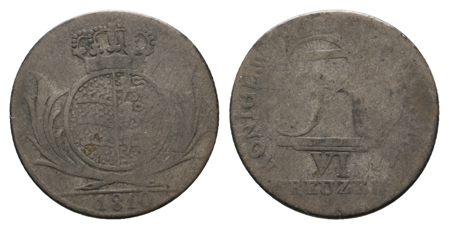  Altdeutschland; Kleinmünze 1810   
