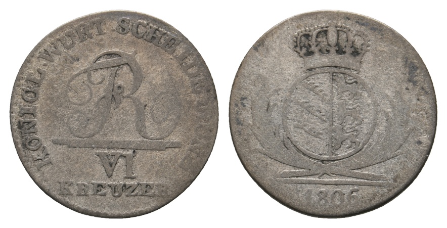  Altdeutschland; Kleinmünze 1806   