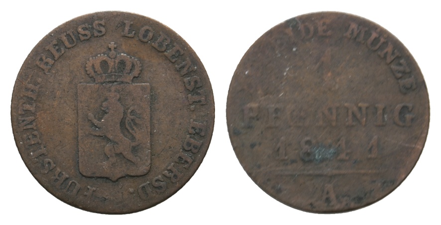  Altdeutschland; Kleinmünze 1841   