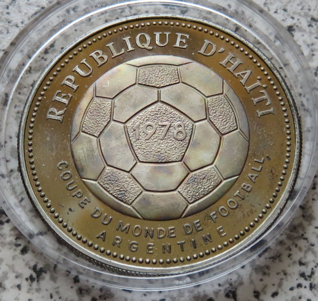  Haiti 50 Gourdes 1977, PP offen/berührt   