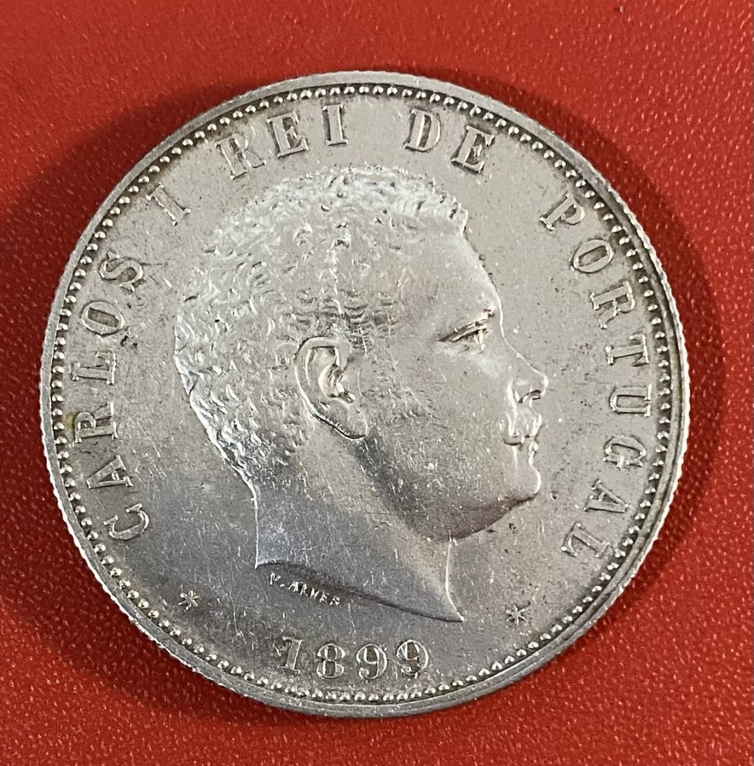 PORTUGAL - 1.000 RÉIS - 1899 - SILVER