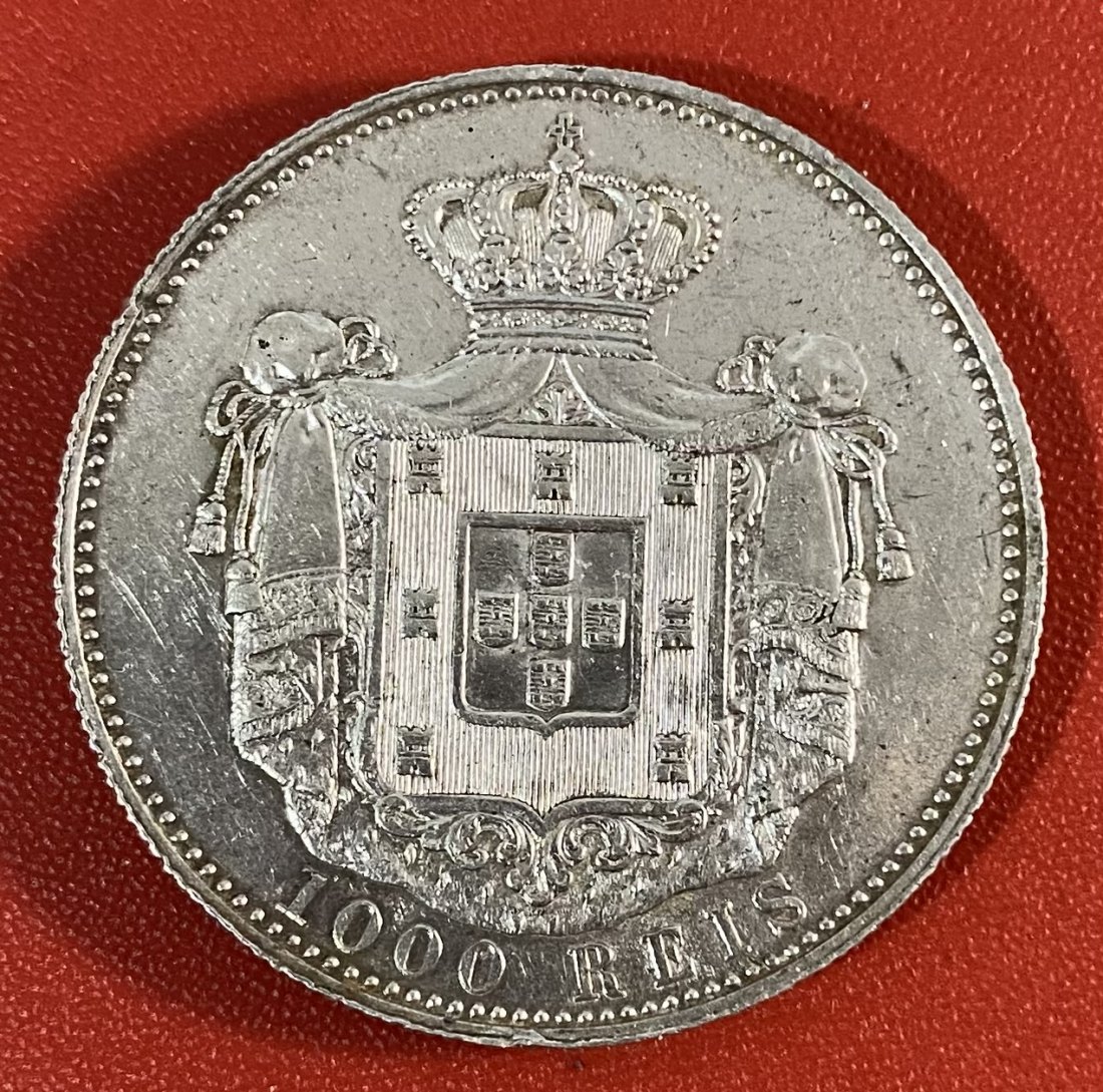  PORTUGAL - 1.000 RÉIS - 1899 - SILVER   