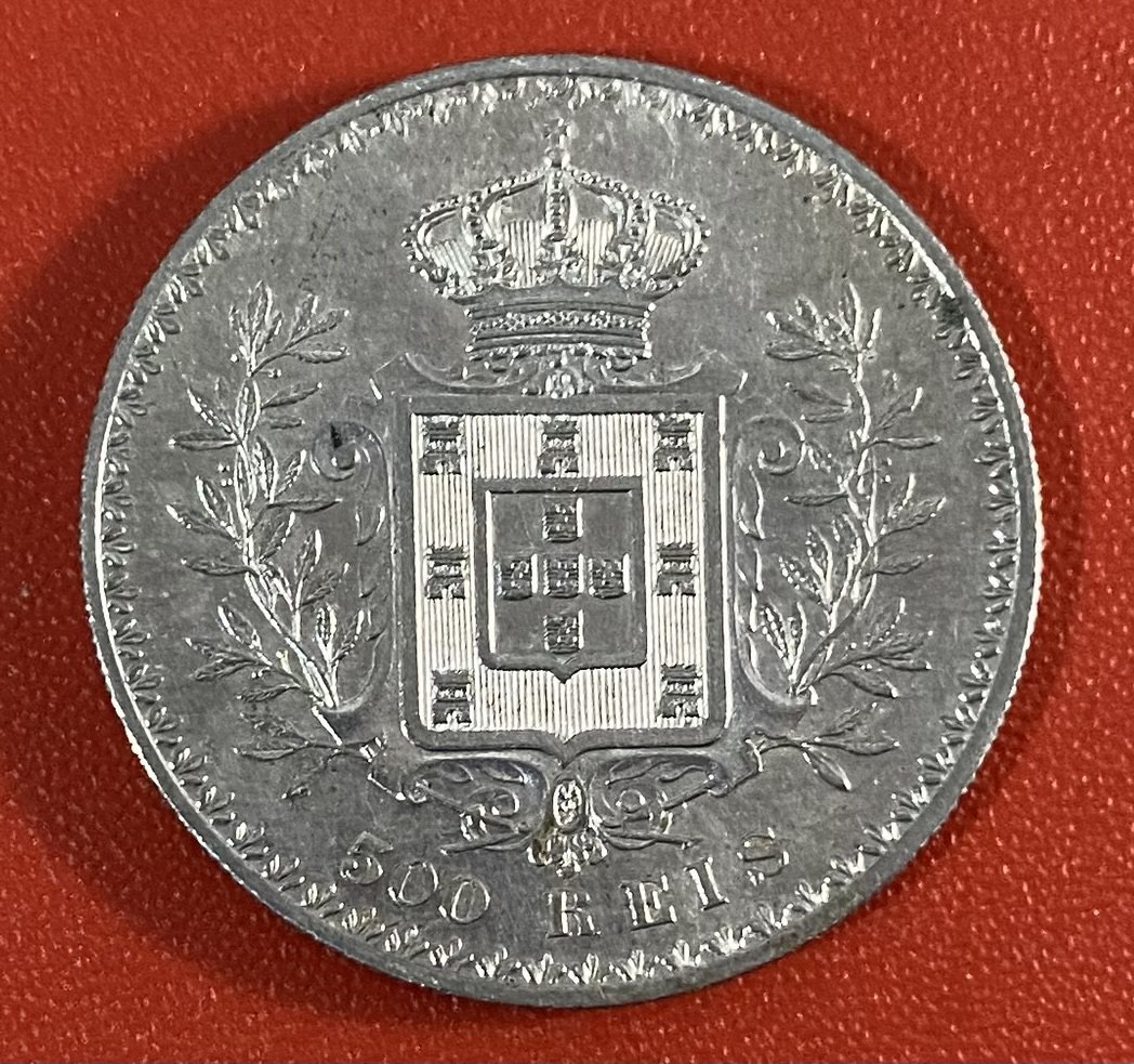  PORTUGAL - 500 RÉIS- 1903 - SILVER - 916,6%   
