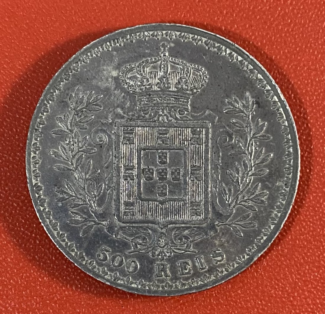  PORTUGAL - 500 RÉIS- 1907 - SILVER - 916,6%   