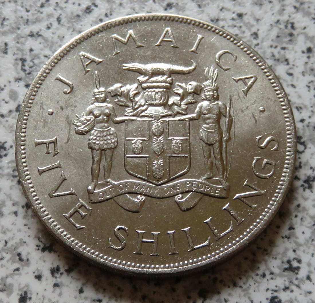  Jamaika 5 Shillings 1966   
