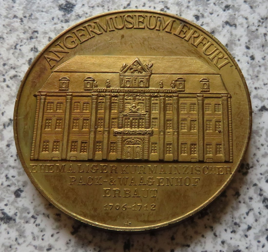  Angermuseum in Erfurt, gegründet 1886, ehemaliger Kurmainzischer Pack- und Waagehof, 1706 - 1712   