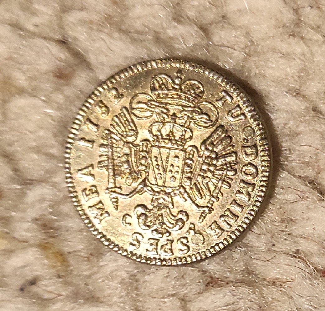  Frankreich Jeton 1752 François I Reproduktion 1983   