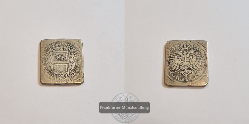  Deutschland, Ulm Stadt Guldenklippe Belagerungsgeld 1704 FM-Frankfurt   