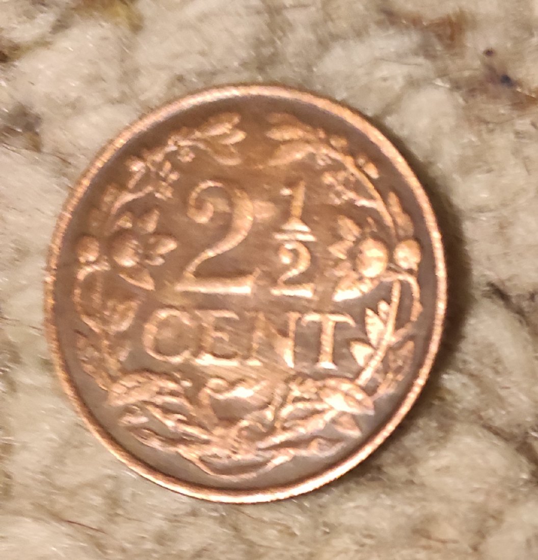  Curacao 2 1/2 Cents 1948   