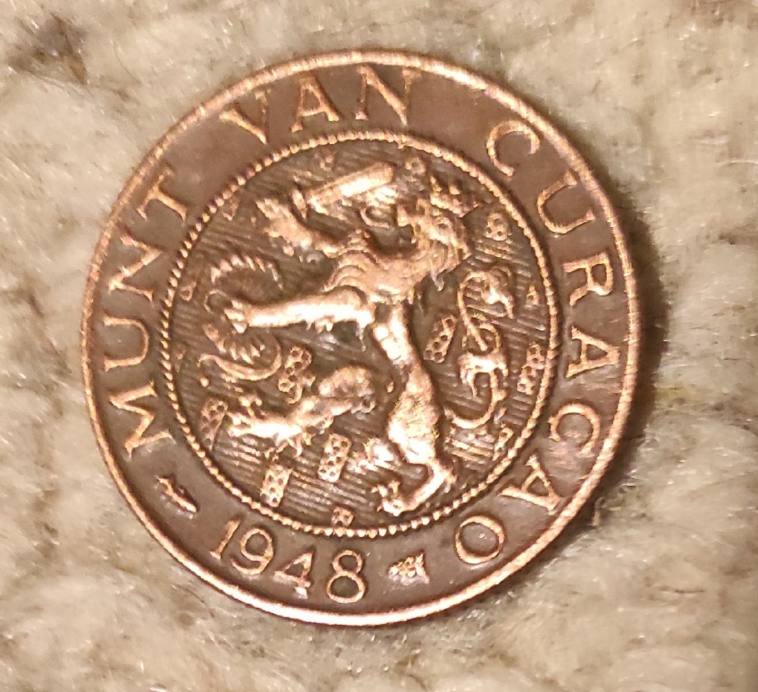  Curacao 2 1/2 Cents 1948   