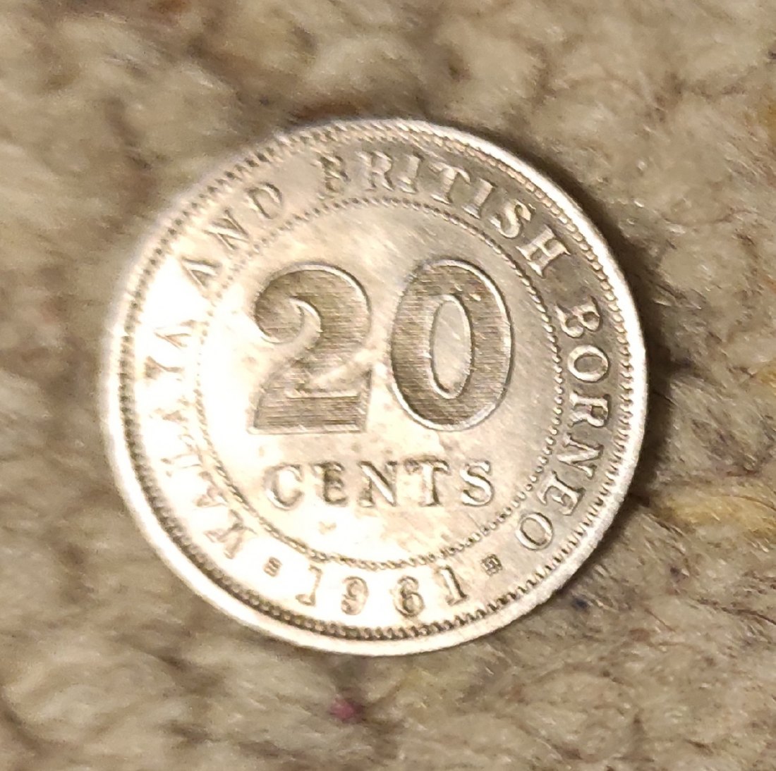  Malaya und British Borneo 20 Cents 1961   