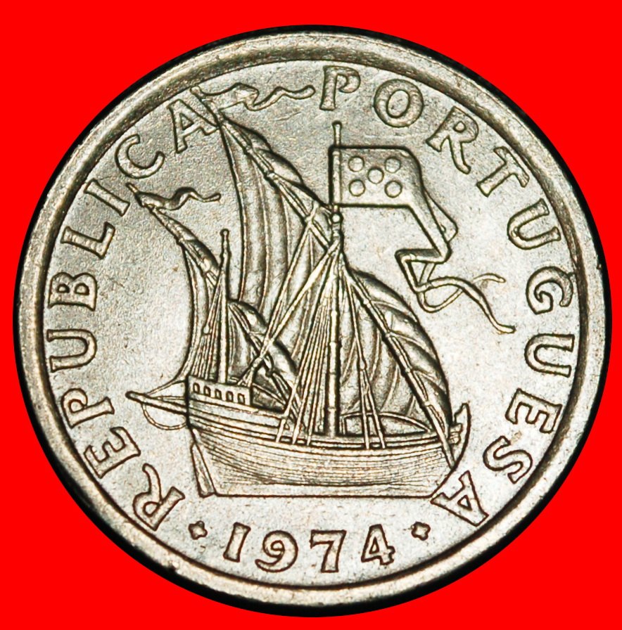 Ⰿ 2 SOLD 25 SILVER BEZANTS (1963-1986): PORTUGAL ★2.50 ESCUDOS 1974 SHIP! ★LOW START ★NO RESERVE   