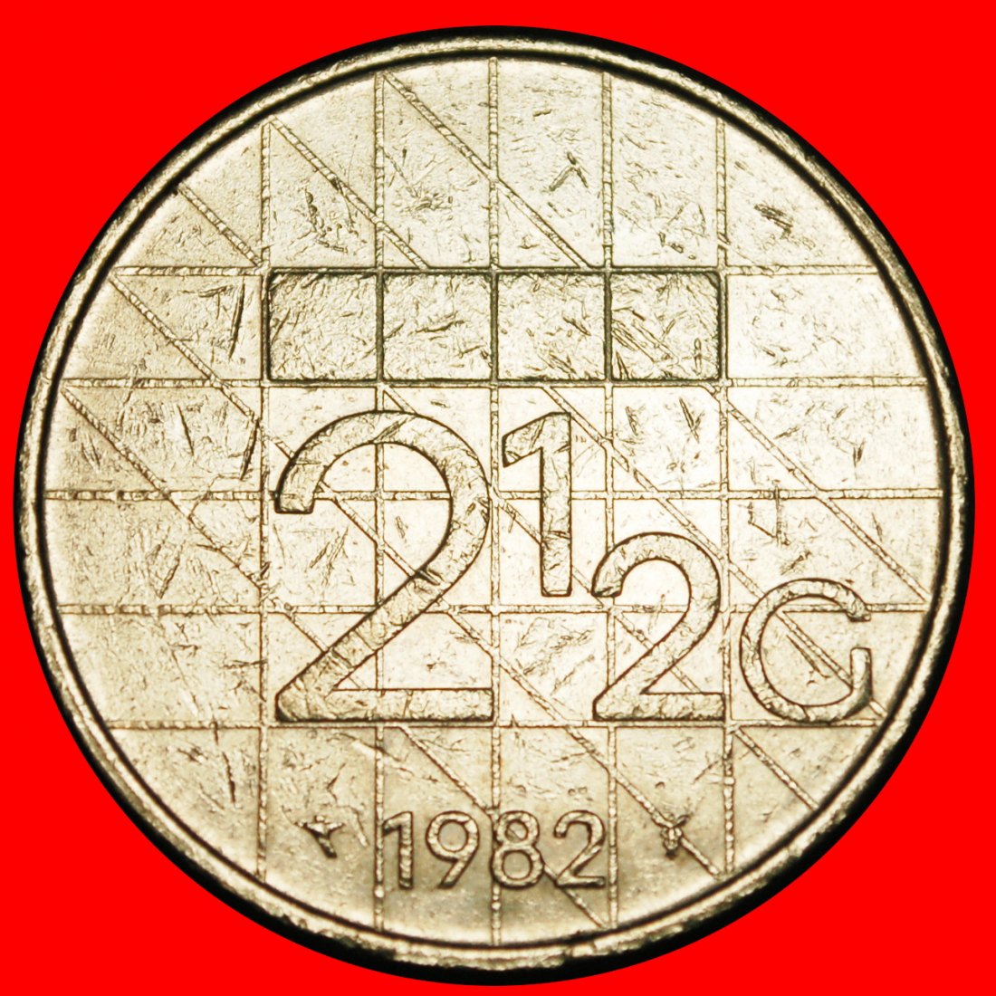  Ⰿ PORTRÄT DEXTER (1982-2001): NIEDERLANDE ★ 2 1/2 GULDEN 1982! BEATRIX (1980-2013)★OHNE VORBEHALT   