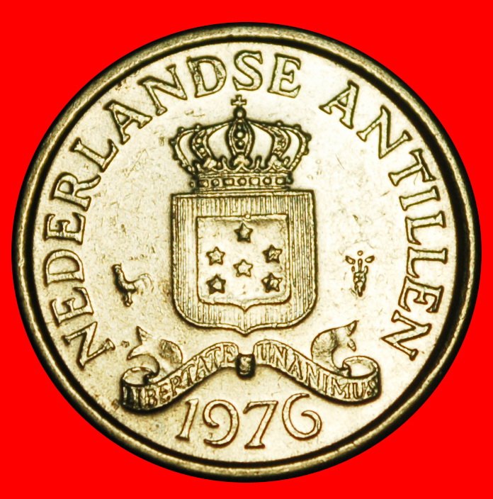  Ⰿ WITH ARUBA 1971-1985:NETHERLANDS ANTILLES★10 CENTS 1976! JULIANA (1948-1980)★LOW START ★NO RESERVE   