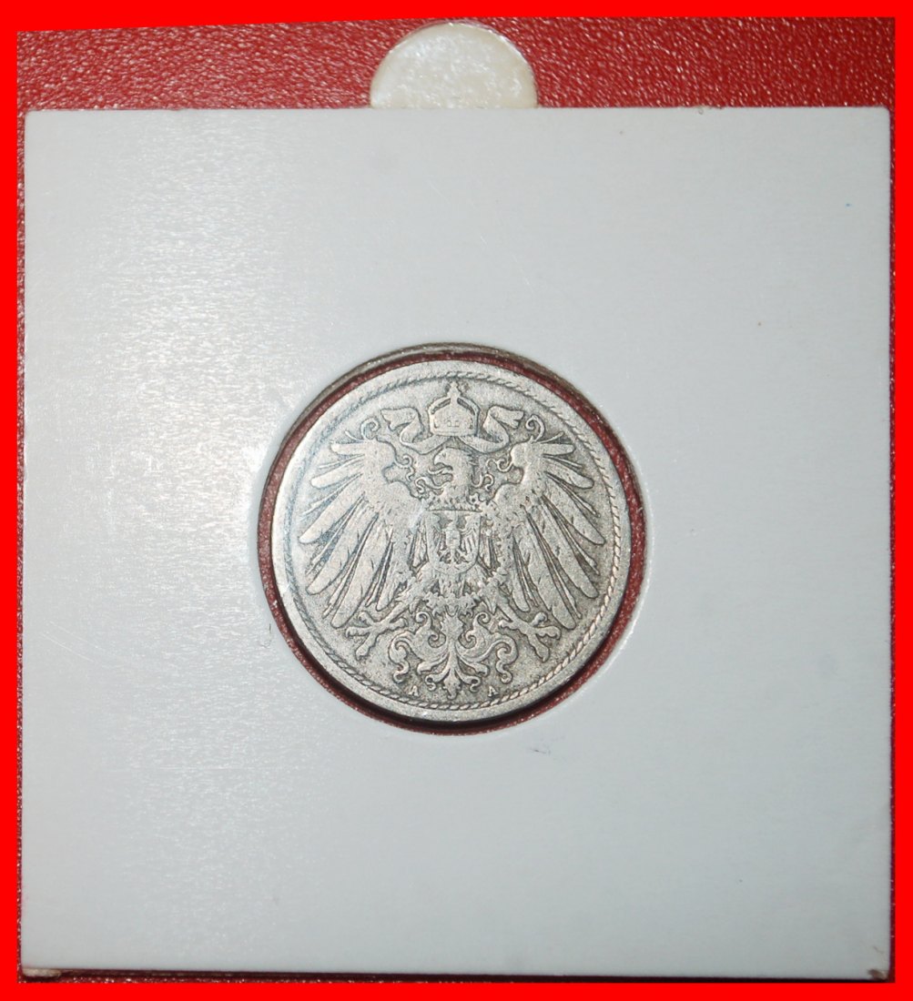  Ⰿ EAGLE (1890-1916): GERMANY★10 PFENNIGS 1900A PRUSSIA! WILLIAM II (1888-1918)★LOW START ★NO RESERVE   
