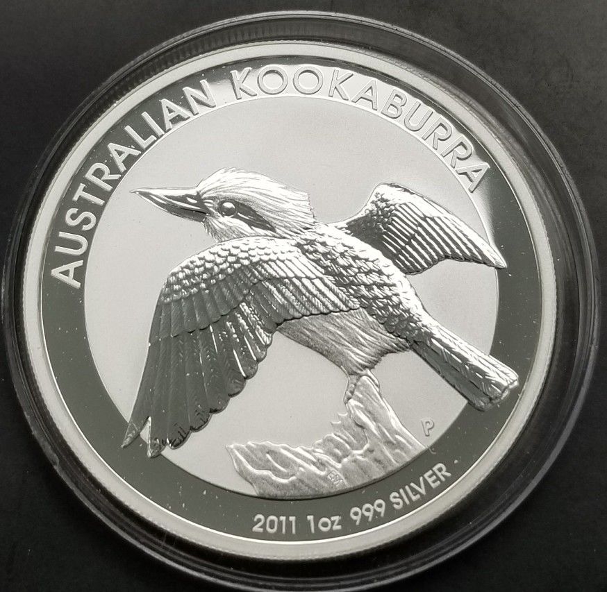  Australien 1 Dollar Kookaburra 2011 in Originalkapsel   