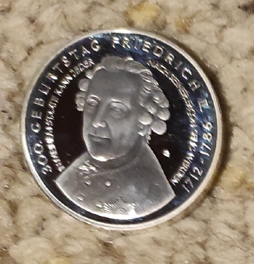 Deutschland 10 € 2012 200. Geburtstag Friedrich der Große   