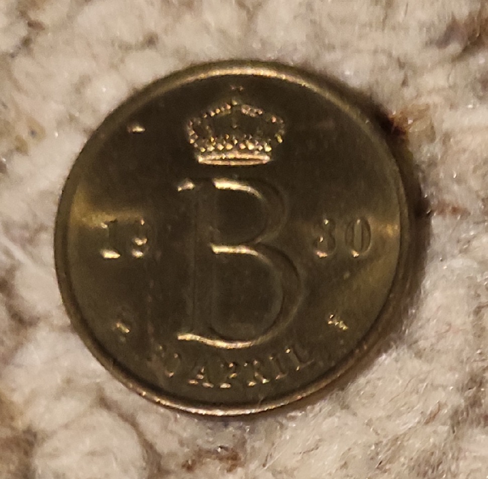  Belgien Jeton Baudouin (1951-1993) - 30. April 1980 vz   