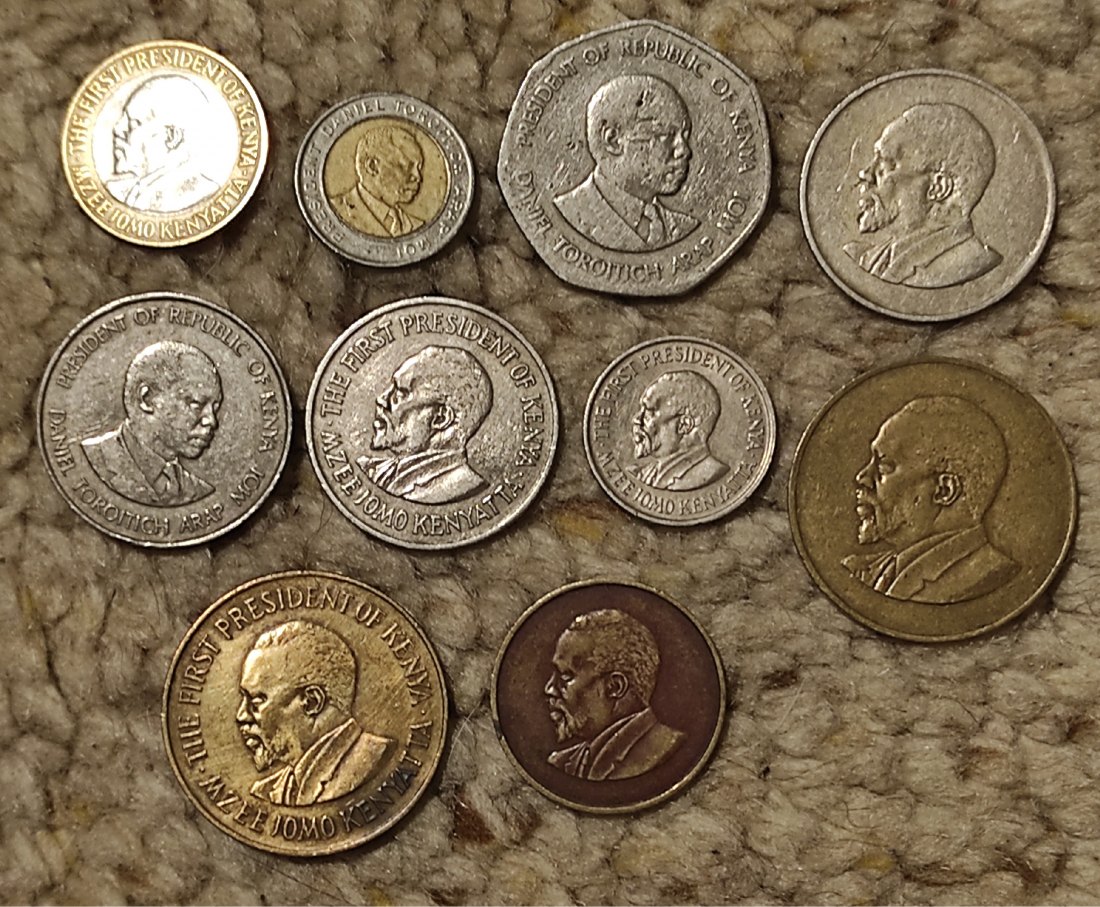  Set 66: Kenia 10 verschiedene Münzen   