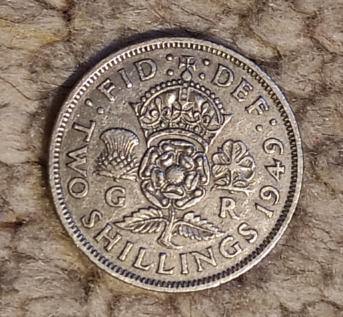  Großbritannien 2 Schillings 1949   