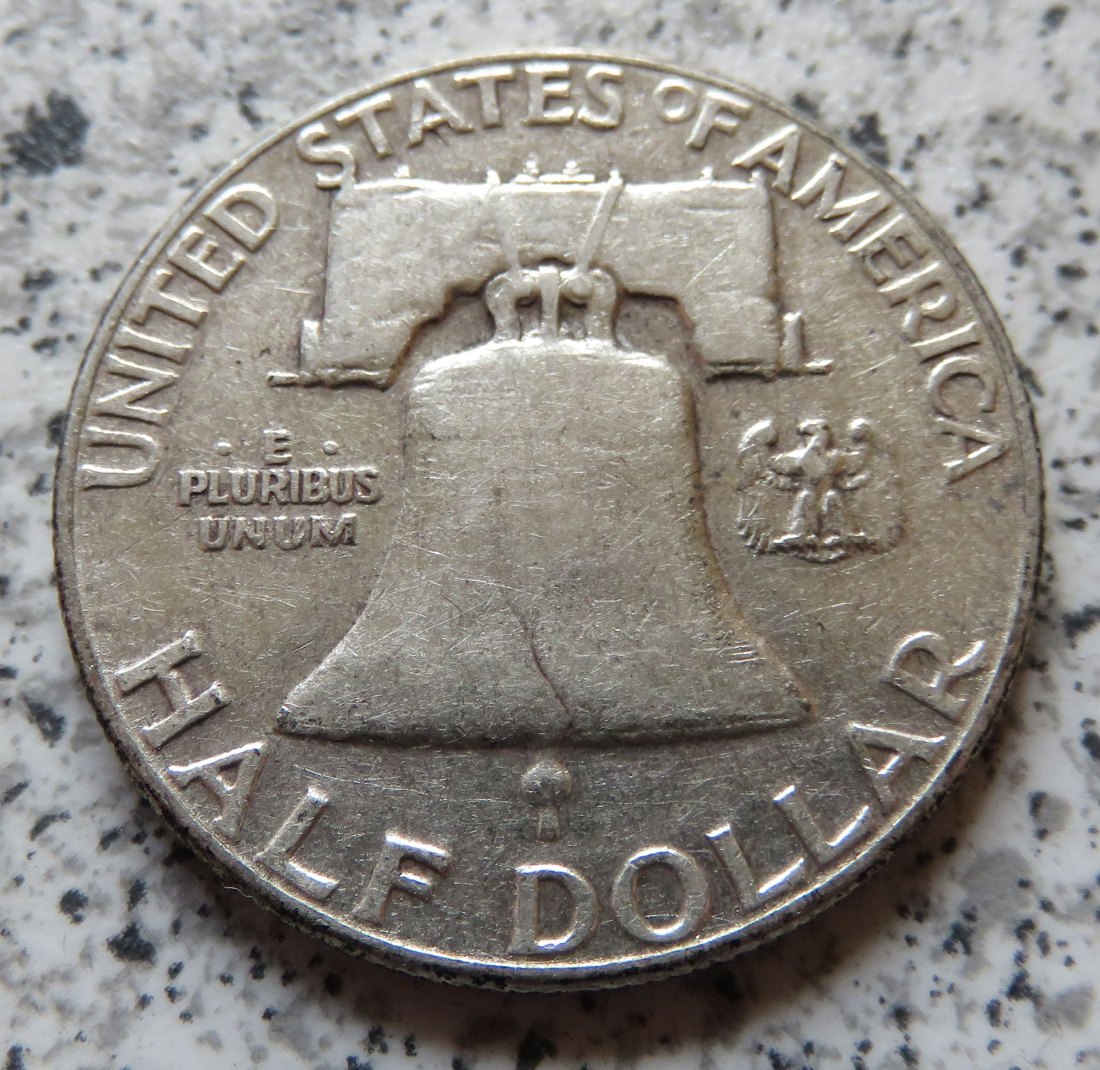  USA 1/2 Dollar 1958 / Franklin half Dollar 1958   