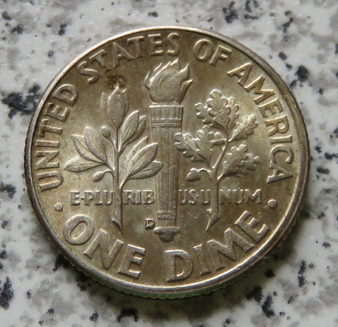  USA 10 Cents 1960 D / USA 1 Dime 1960 D   