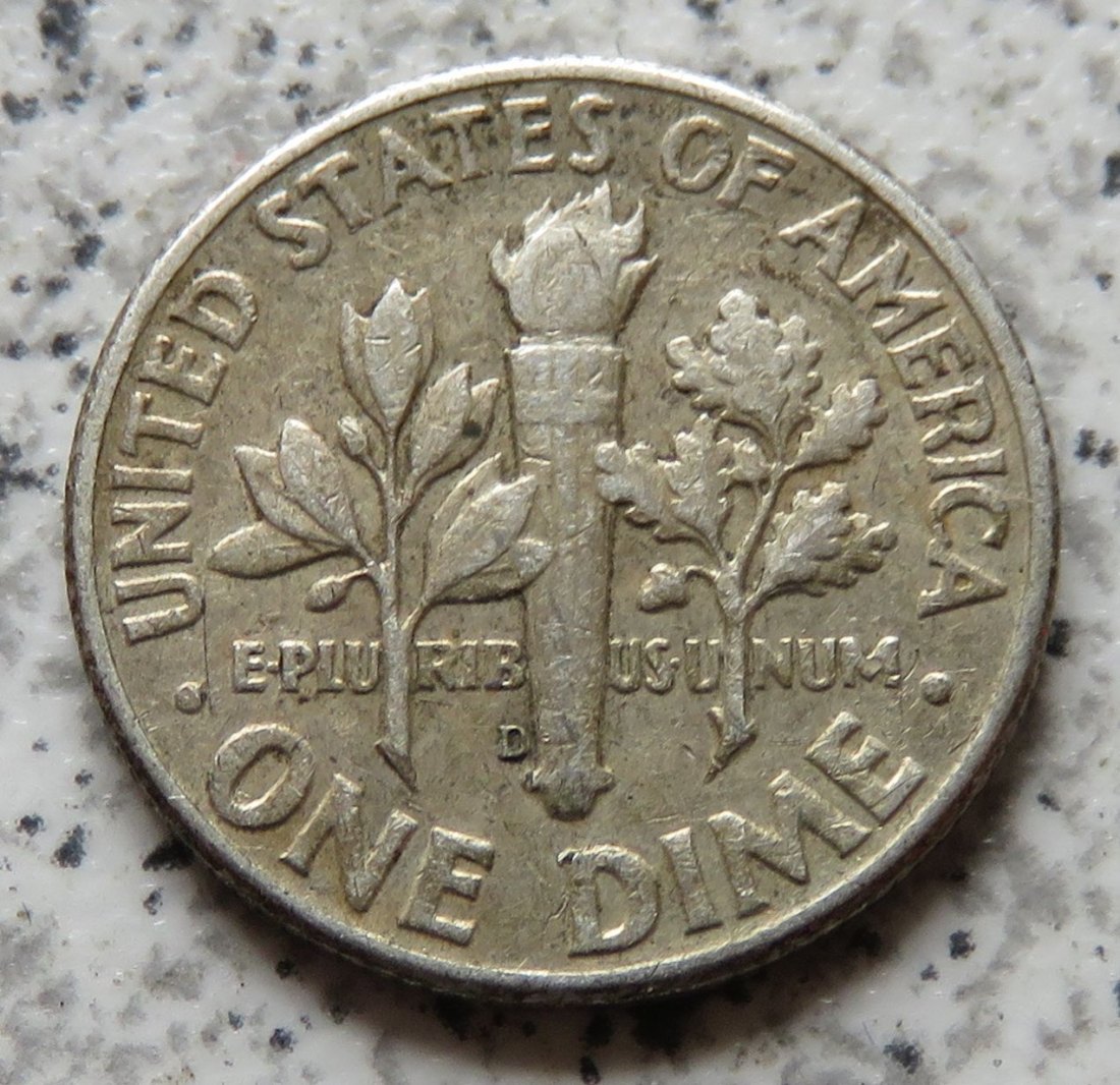  USA 10 Cents 1964 D / USA 1 Dime 1964 D   