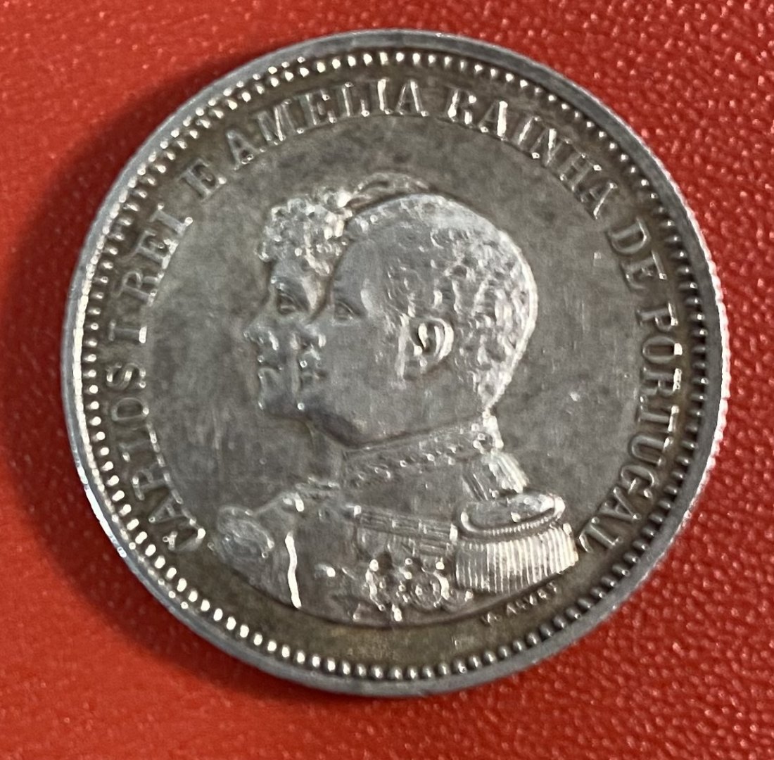  PORTUGAL - 200 RÉIS - 4.º CENTENÁRIO DESCOBERTA DA ÍNDIA - 1898 - SILVER   