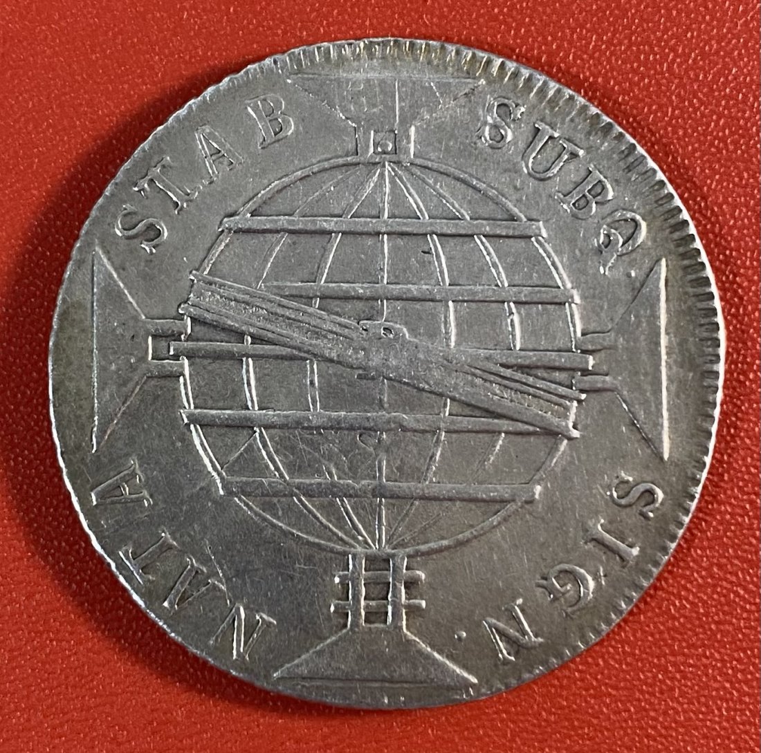  BRASIL - 960 RÉIS - 1817 - SILVER - RARE   